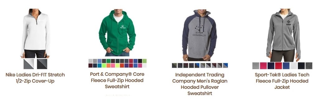 Fort Worth promotional products sweatshirts